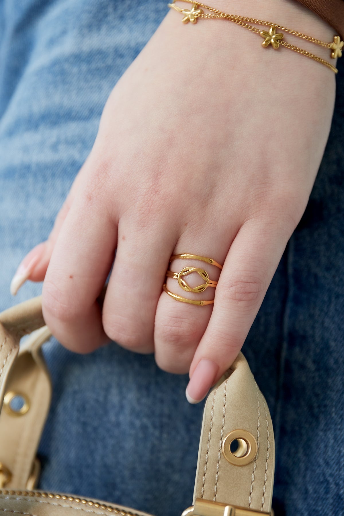 layered knot ring
