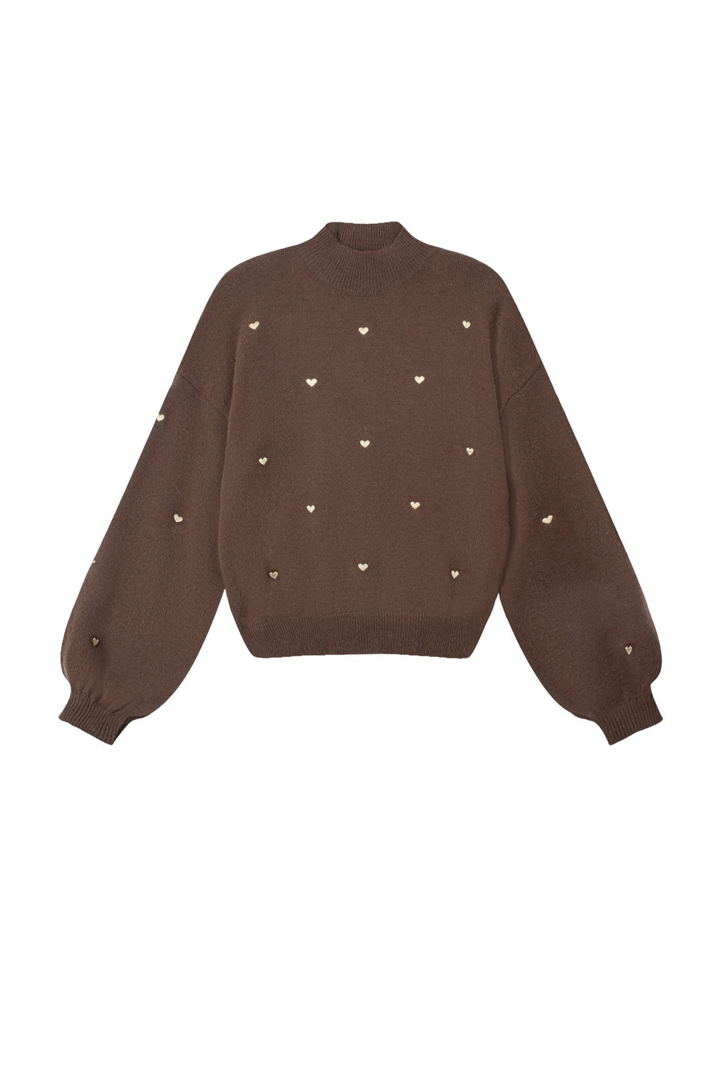 Acryl Gebreide Trui Casual Hart Patroon Herfst/Winter