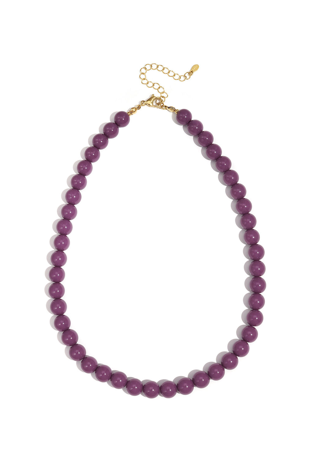 Elegant Resin Beaded Necklace for Everyday Wear