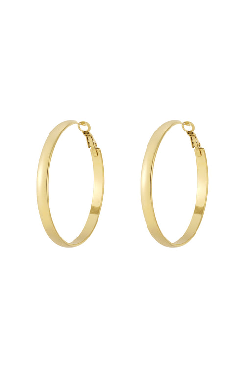 Basic Hoop earrings thick M