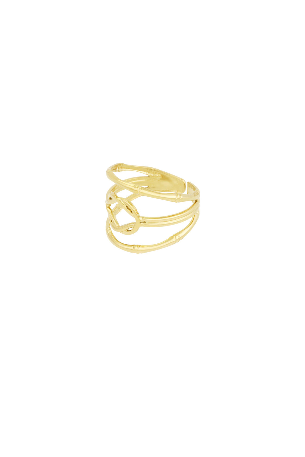 layered knot ring
