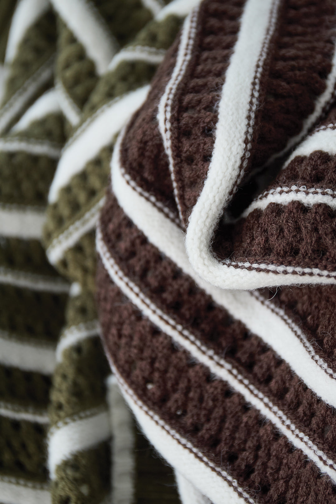 Gebreide Polyestervezel Vrouwen Truien Casual Strepen