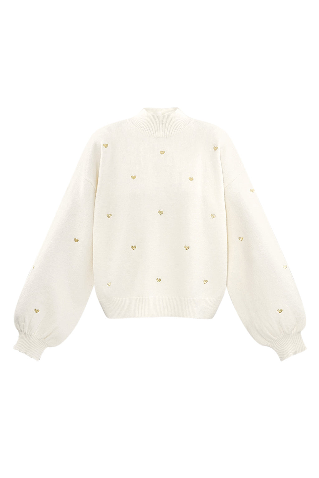 Acryl Gebreide Trui Casual Hart Patroon Herfst/Winter