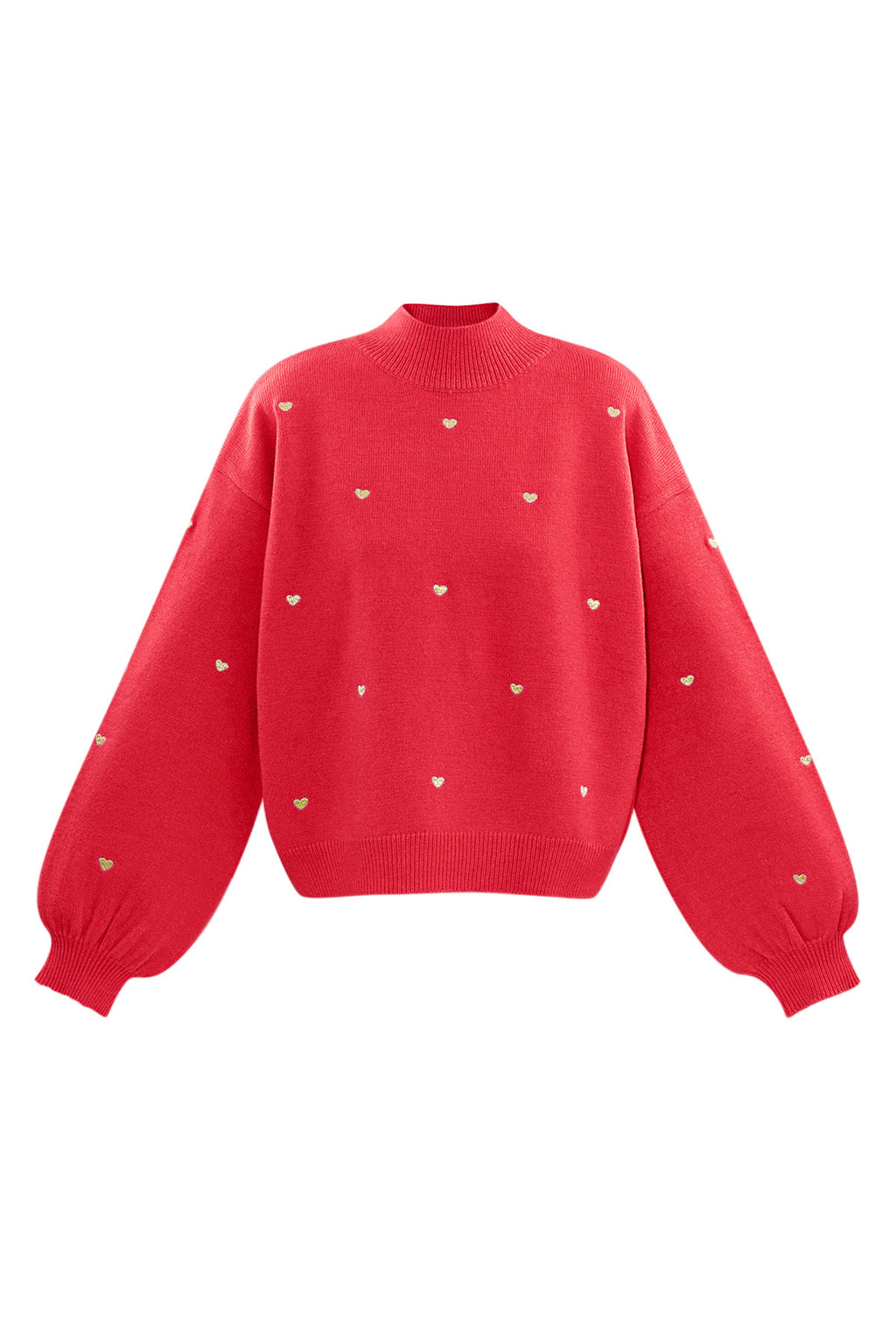 Acryl Gebreide Trui Casual Hart Patroon Herfst/Winter