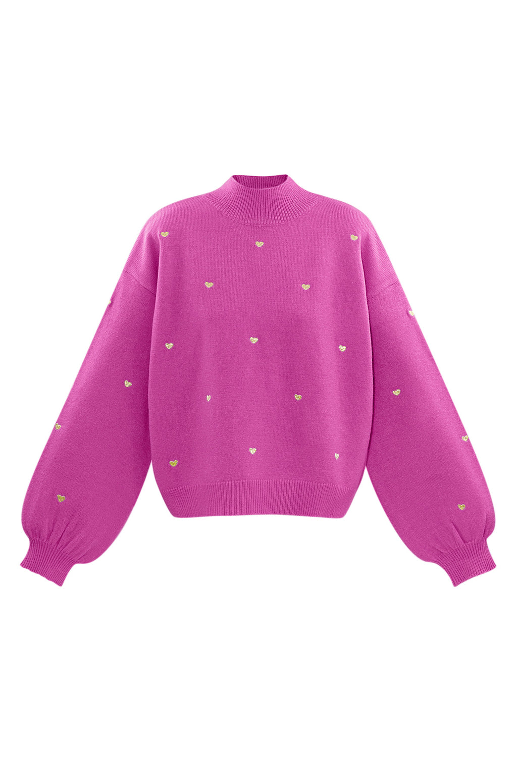 Acryl Gebreide Trui Casual Hart Patroon Herfst/Winter