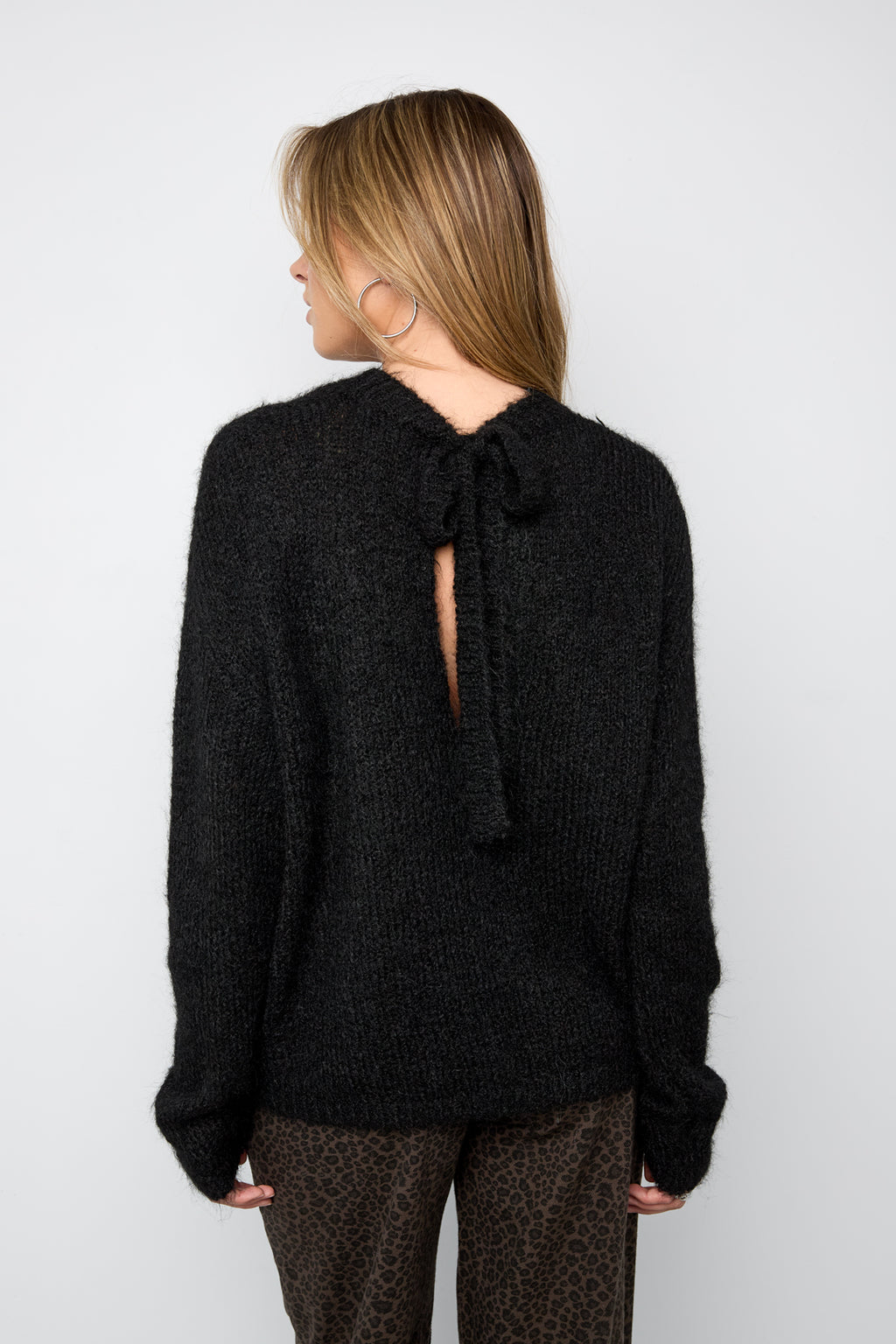 Trui met open rug