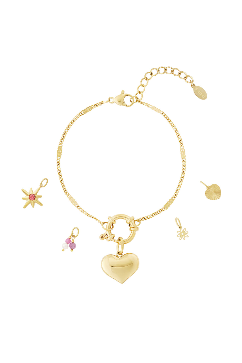 Big heart DIY bracelet