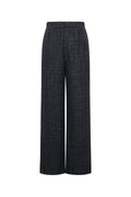 Elegant Checkered Straight Pants for Fall/Winter
