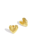 Stud Earrings Heart Simple Daily Simple Series Women's jewelry