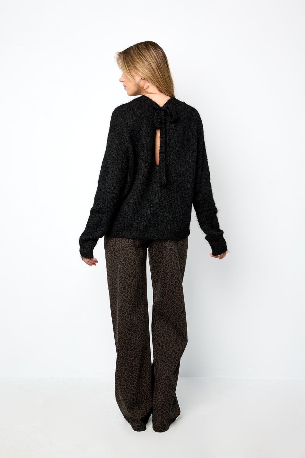 Trui met open rug
