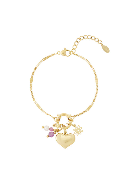 Big heart DIY bracelet