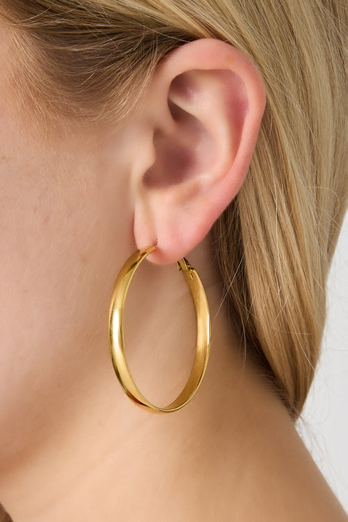 Basic Hoop earrings thick M
